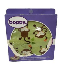 The CLASSIC Boppy Slipcover Jungle Safari MONKEY BUSINESS Green New Sealed