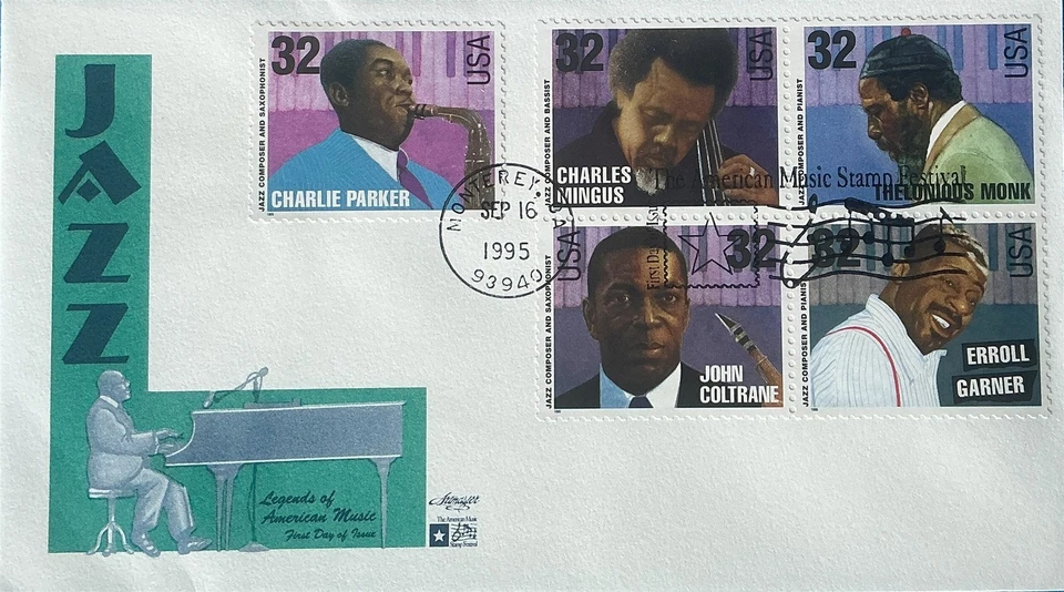 Artmaster 2992A Jazz musicians 5 Jazz Musician on 1 Cover - Image 1 of 1