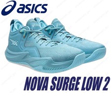 ASICS Men's Basketball Shoes NOVA SURGE LOW 2 1061A051-400 Stillwater/Ocean