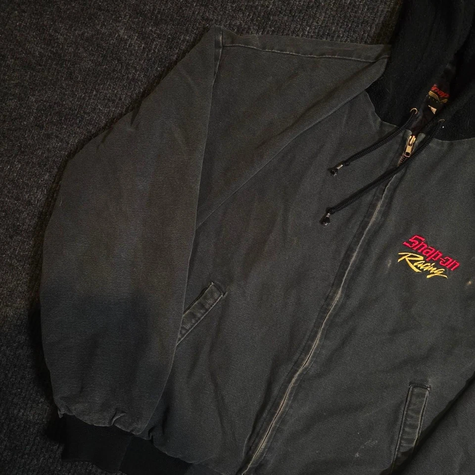 Vintage 90s Snap On Racing Carhartt Detroit style Jacket. Mens XL - Image 2 of 4