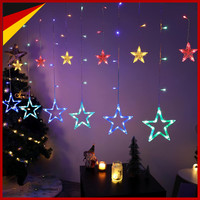Lichtervorhang Weihnachten 138Leds 2X1M Usb Bunt 8 Modi Stimmungslichter Innen