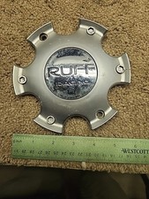 Ruff Racing Wheels Silver Custom Wheel Center Cap Caps R285-tl50015x114.3