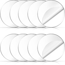 Gartful Clear Acrylic Discs - 6 inch, 10 Pieces Round Acrylic Sheets, 1/25" T...