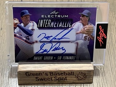 2024 Leaf Electrum Dwight  Doc  Gooden / Sid Fernandez Auto 2/7 New York Mets