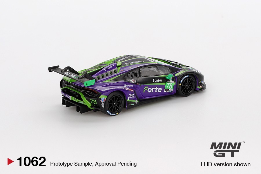 Mini GT 1:64 Lamborghini Huracán GT3 EVO2 #78 Forte Racing 2024