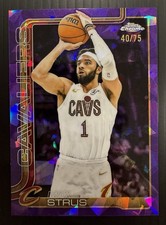 2025-26 Topps Chrome Sapphire - Max Strus #32 Purple Refractor /75