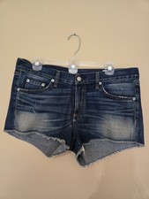 Rag Bone Women's Cut-Off Shorts Distressed 27 Nwot Denim
