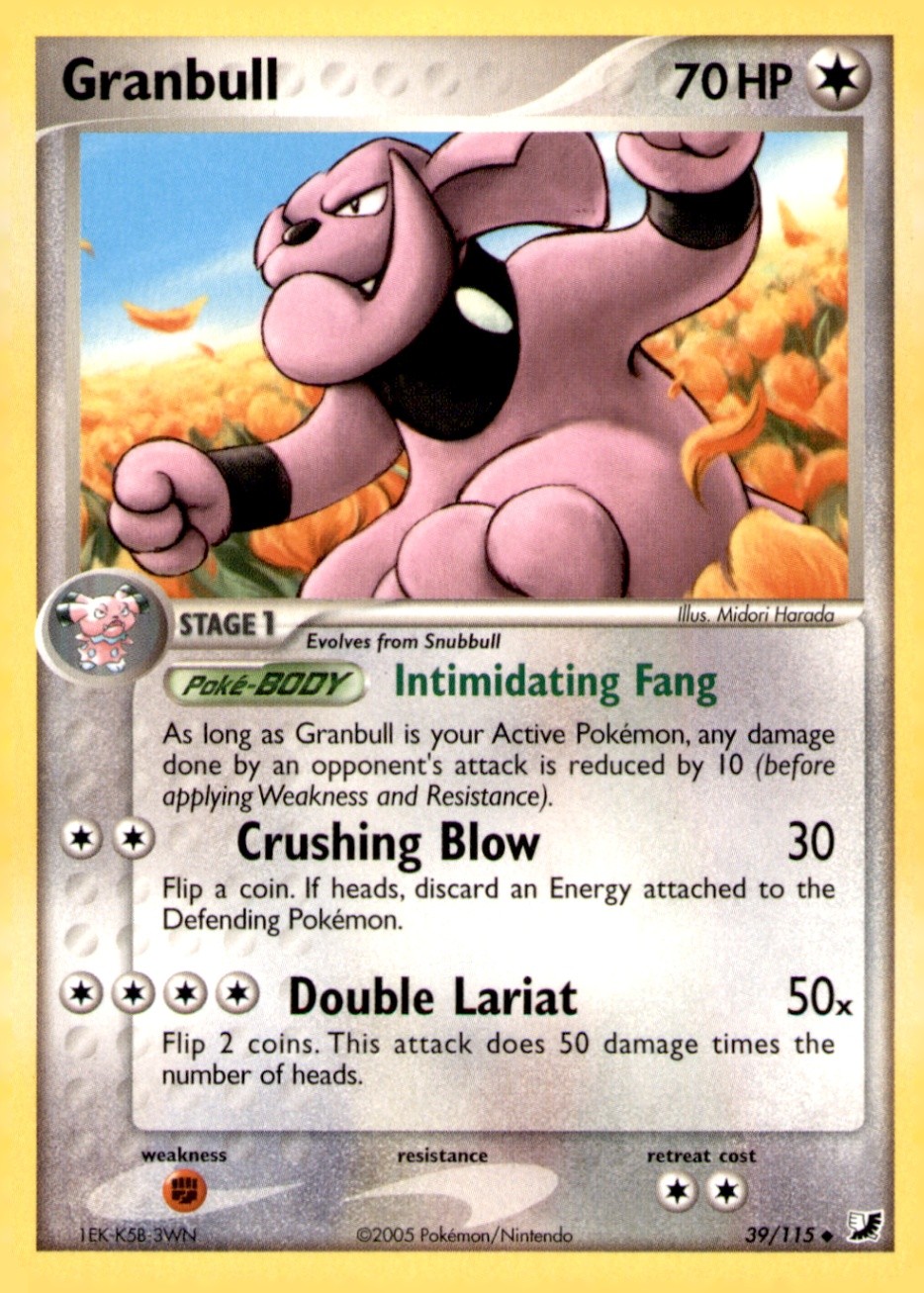 Granbull Uncommon Unseen Forces 39/115 NM