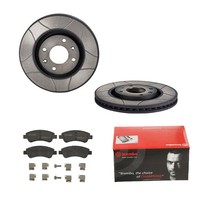 Brembo Bremsscheiben Ø283MM + BremsbelÄGe Vorne FÜR Xsara Picasso Citroen C3