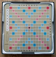 Vtg Scrabble Deluxe Edition Turntable Board Game 1976  - Selchow & Righter USA