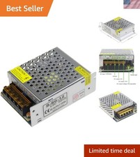 Reliable 12V 5A Switching Power Supply Adapter - Indoor Use, Overload Protection