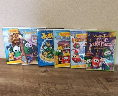 Veggie Tales DVD Bundle Lot 6 Holiday Double Feature Jonah Christian Values