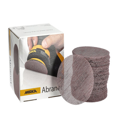 Mirka Abranet Net Grip Disc / 3 Inch/Grit 180 / Sandpaper Sanding Discs Hook