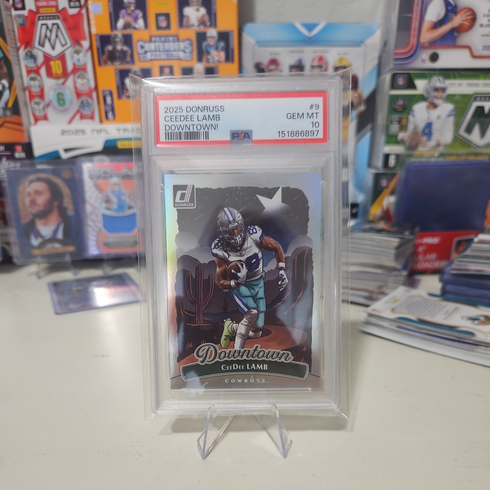 PSA 10 Ceedee Lamb Downtown! 2025 Panini Donruss Dallas Cowboys SSP 🔥🔥🔥