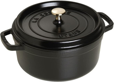 STAUB La Cocotte 26Cm Rund, Gusseisen - Schwarz