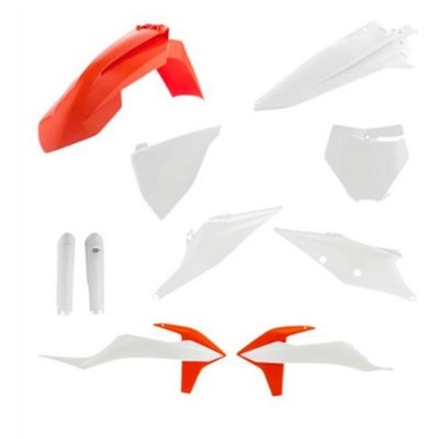 Acerbis Full Replacement Body Kit for SX/MC - White/Orange 2726497118