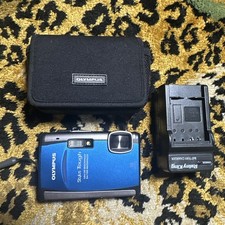 Olympus Stylus Tough-6000 10MP Digital Camera - Blue - TESTED - Bundle