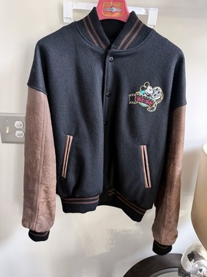 Walt Disney Studios Wool & Leather Varsity Jacket Limited Edition Vintage Med.