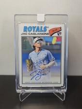 JAC CAGLIANONE 2026 Topps Heritage ⚾️ REAL ONE Rookie ON-CARD AUTO #ROA-JCAG 📈