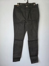 TIME  TRU Women  s Lg 12-14 Rise Skinny Core Jegging Fitted   Charcoal NWT