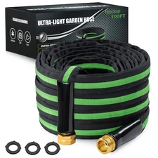 100FT Lightweight Super Flexible Garden Hose - Kink-Free, Non-Expanding, Easy...