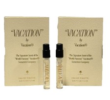 2 X Vacation By Vacation Fragrance Eau De Toilette EDT Sample Spray .05 Oz.