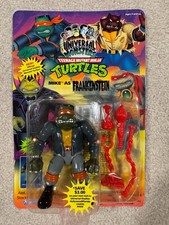 TMNT Mike as Frankenstein 1993 Unpunched MOC MOSC 5452 Ninja Turtles Playmates