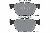 1 X Bremsbelagsatz BremsbeläGe Textar 2417001 FüR BMW X5