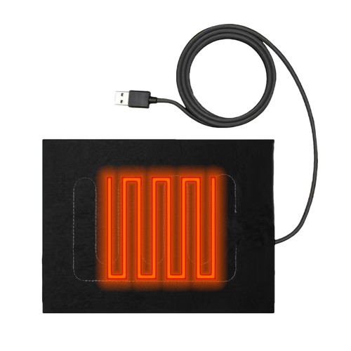 3 Level Temperature Adjustable Electric Heating Mouse Pad Warm Heated Desk Mat` - Picture 1 of 8