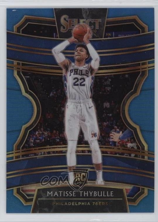 2019 Panini Select Concourse Light Blue Prizm 254/299 Matisse Thybulle #97 5yi