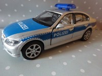 Bmw Polizei Modelauto Ca.12Cm 1:34-1:39