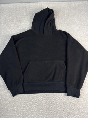 YZY ブラック パーカー MEDIUM Yeezy Gap YZY Hoodie Mens Medium Black Pullover Kangaroo Pocket