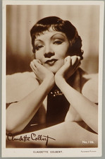 Autograf francusko-amerykańska aktorka filmowa i telewizyjna Claudette Colbert (131465)