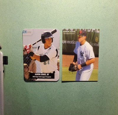 (2) different Alaska Rookie AARON JUDGE 2013 Cape Cod + Fall League Yankees