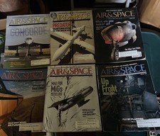 Lot Of 6 Air & Space Magazines From 2001 & 2002- Jan/May/July/Sep/Nov.