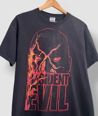 Vintage Resident Evil Tyrant T-002 Video Game Promo T-Shirt Size M Distressed