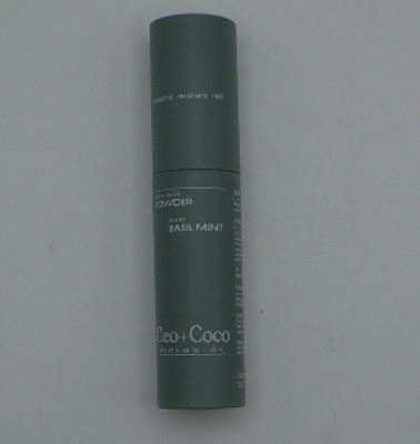 Cleo + Coco. Deodorant Powder for Body and Hair, Basil Mint (0.88 oz), 2-in-1 De