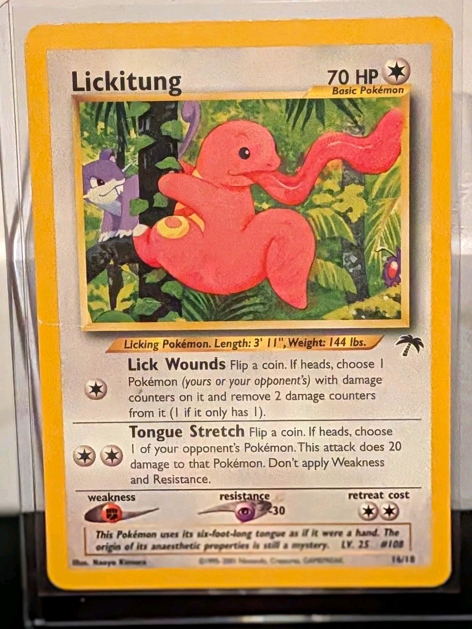 Lickitung 16/18 Southern Islands Regular Rare English Pokemon TCG Vintage - HP