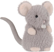 Grey Rat Plush Mouse Stuffed Animals for Kids, Soft Cute Plush Toys for Baby Gir