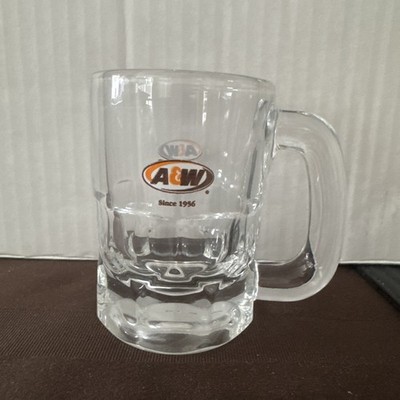 Vintage A&W Root Beer Mini Mug Oval Logo Original Authentic 3 1/4  Tall