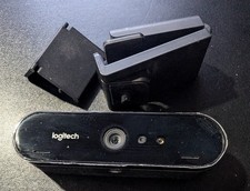 LOGITECH BRIO 4K Webcam w/ Privacy cap and clip mount, no cable, open box