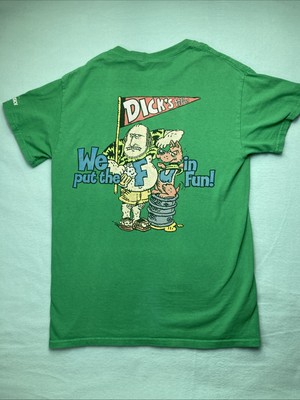 vtg y2k dicks last resort t-shirt men's S panama city beach FL restuarant bar