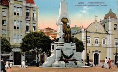 BRASILIEN - SANTOS - Praca Ruy Barbosa