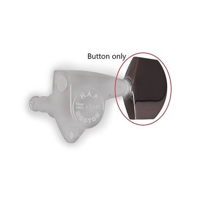 Gotoh 01 Modern Large Style Tuner Button for SG381/SG301/SG360 (Cosmo Black)