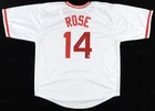 XL Pete Rose Signed Cincinnati Reds #14 Original Baseball Jersey - Autographed