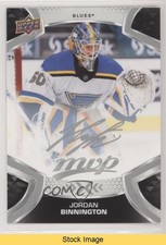 2021-22 Upper Deck MVP Silver Script Jordan Binnington #50 READ c7o