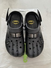 SIZE 13 Crocs Classic Batman Movie Batmobile Clog Black 210219-001 Mens Shoe NEW