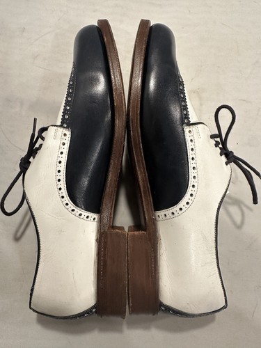 Ralph Lauren Crocket & Jones Womens Golf Shoes 9 B Bench Made No Metal Spikes - Picture 6 of 10