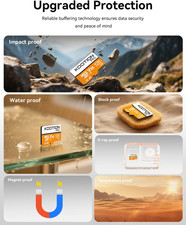 128GB Micro SDXC UHS-I U3 V30 A1 High Speed TF Card for Phone/Camera