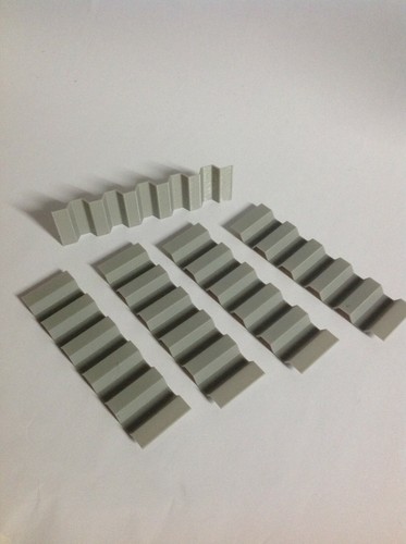 Model Railway Flexible Steel sheet piles wall - 50cm retaining wall - OO Gauge - Picture 5 of 6